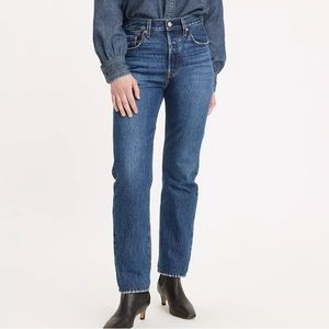 Levi's Premium 501 ORIGINAL FIT WOMEN'S JEANS TROY HORSE DARK WASH W30 L30 30x30